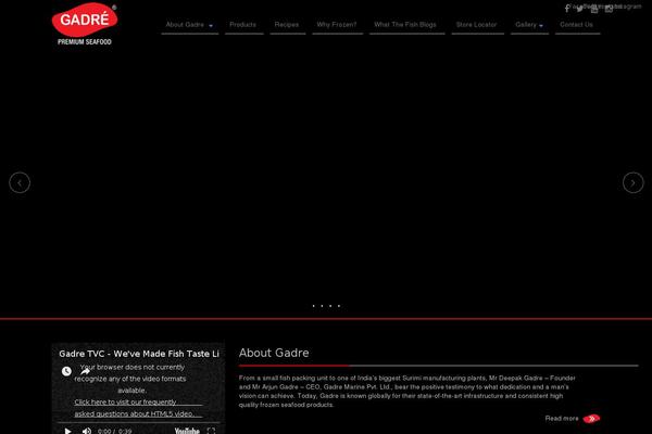 Megatron theme site design template sample