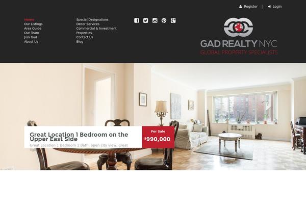 Realexpert theme site design template sample