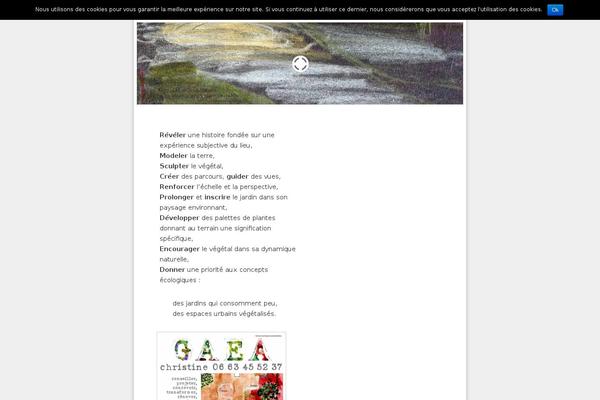 Gaea theme site design template sample