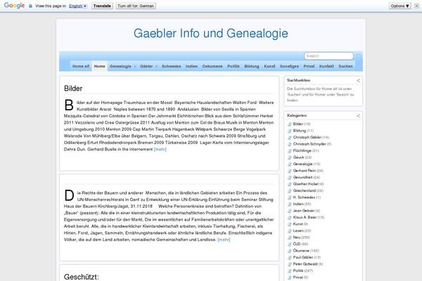 Suffusion theme site design template sample