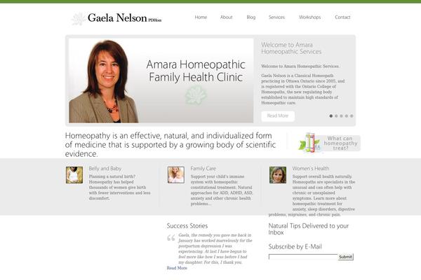 gaelanelson.com site used Vulcan