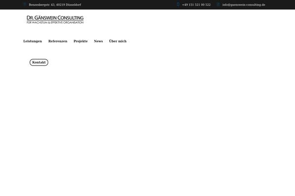 gaenswein-consulting.de site used Consultivo