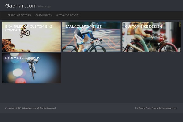Destin Basic theme site design template sample