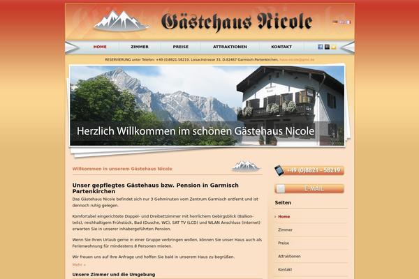 gaestehaus-nicole.de site used Nicole