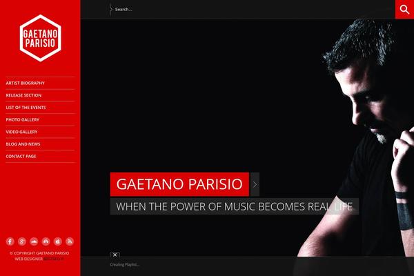 gaetanoparisio.com site used La-band-v1.1.3