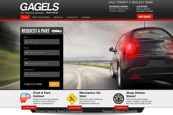 Understrap-child theme site design template sample