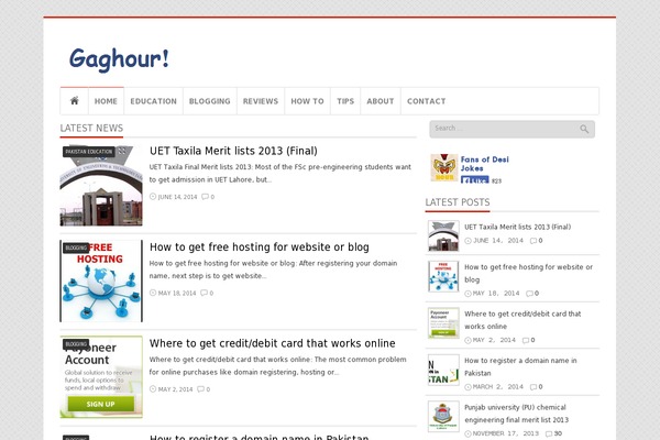 Site using Simple Notices plugin
