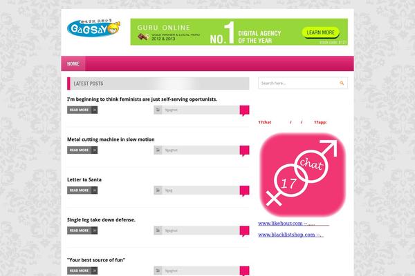 Megamag theme site design template sample