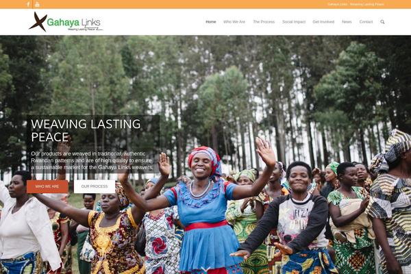 Enfold theme site design template sample