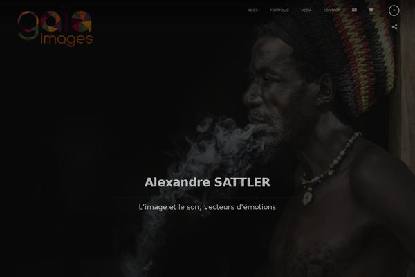 Darkroom theme site design template sample