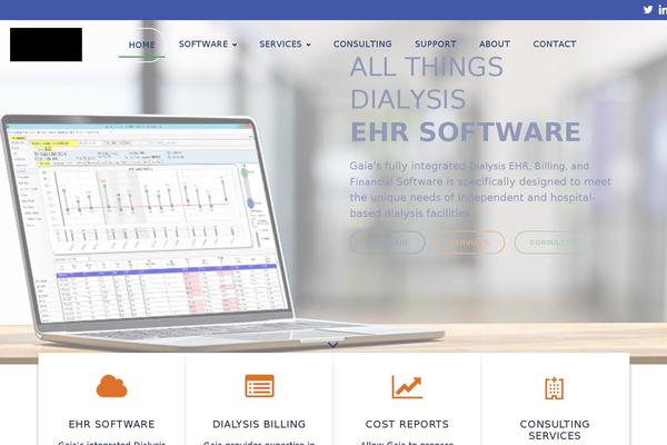 gaiasoftware.com site used Colibri WP