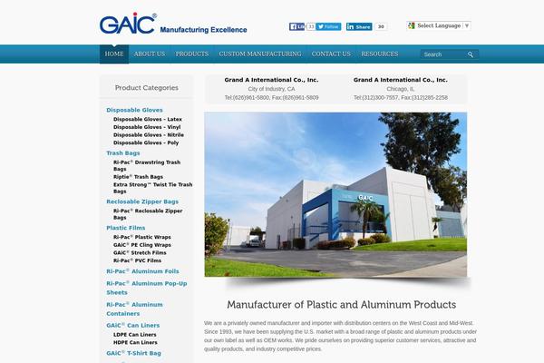 BizWay theme site design template sample