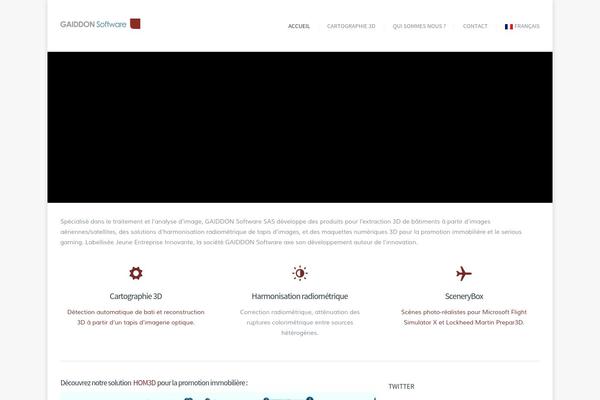 Klaus theme site design template sample