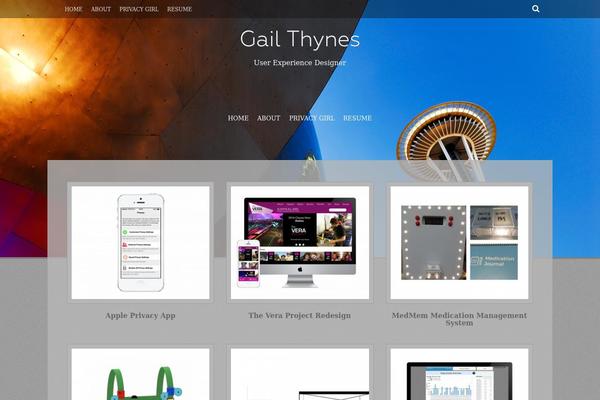 GK Portfolio theme site design template sample