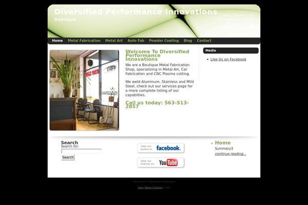 Smallbiz theme site design template sample