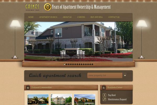 gaines theme websites examples