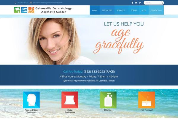 Savia theme site design template sample