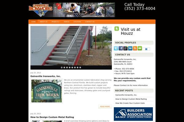 Notice theme site design template sample