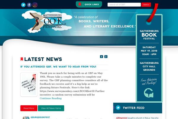 gaithersburgbookfestival.org site used Gbf-flagship