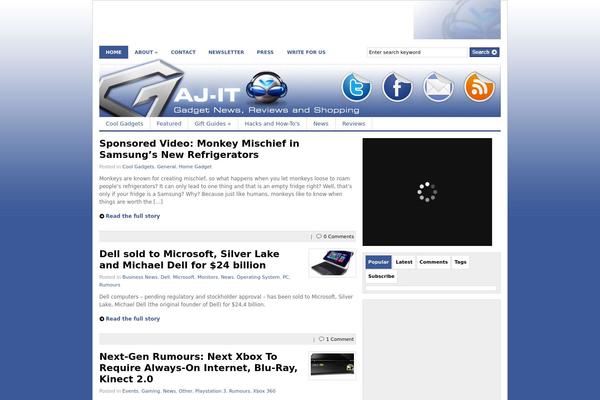 ColorMag theme site design template sample