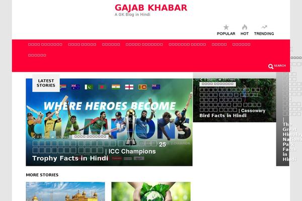 EnjoyBlog theme site design template sample