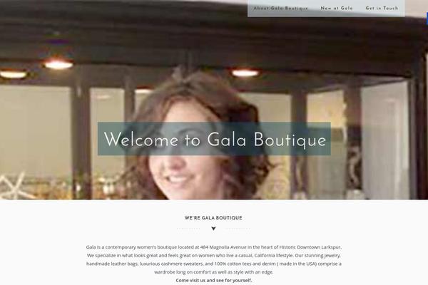 galaboutique.com site used Sensible WP