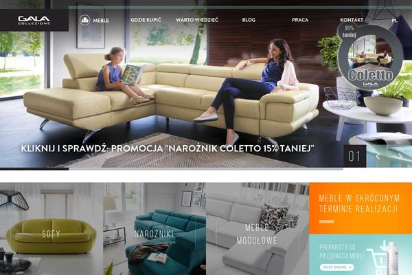 WordPress theme site design template sample