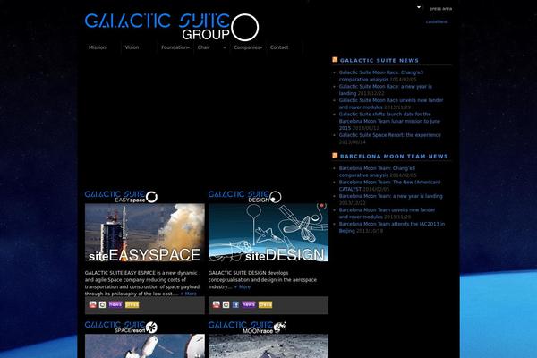 Modularity theme site design template sample