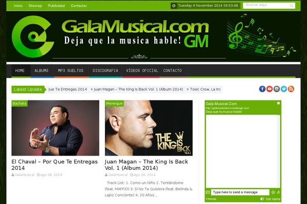 SaladMag theme site design template sample