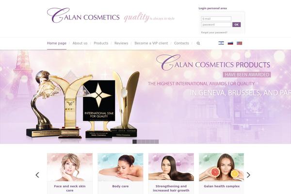 Nova theme site design template sample