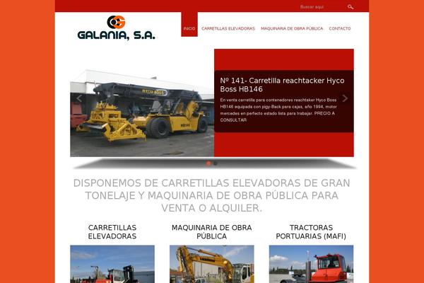 Small Business theme site design template sample
