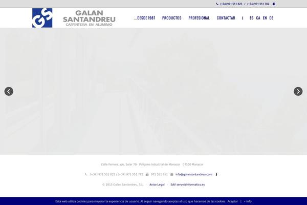 Vigor theme site design template sample