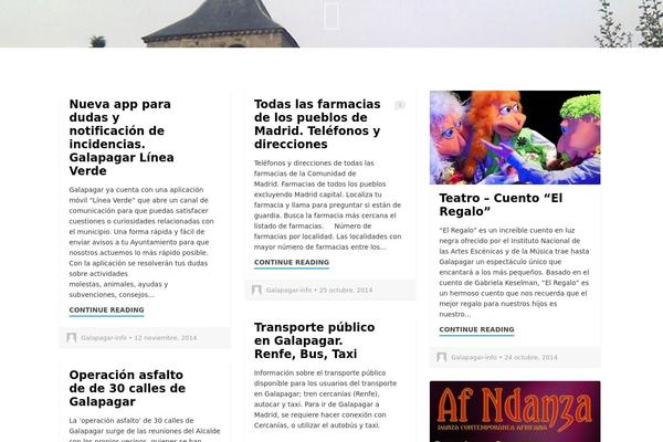 Griffin theme site design template sample