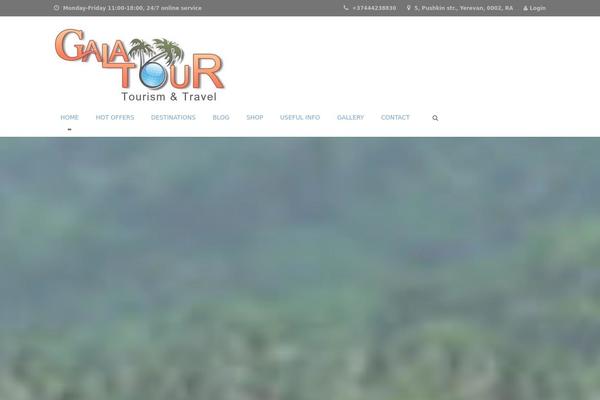 Site using Travel-booking plugin