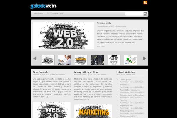 WP-Creativix theme site design template sample
