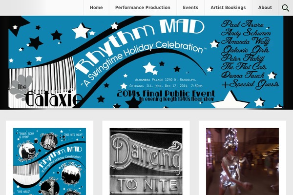 Radiate theme site design template sample
