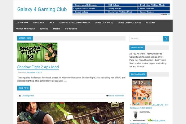 Merlin theme site design template sample