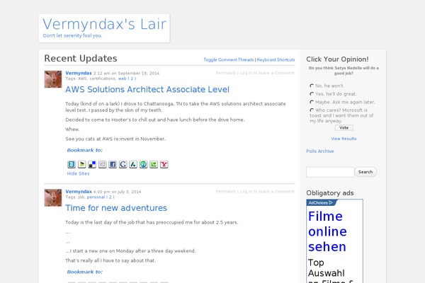 P2 theme site design template sample