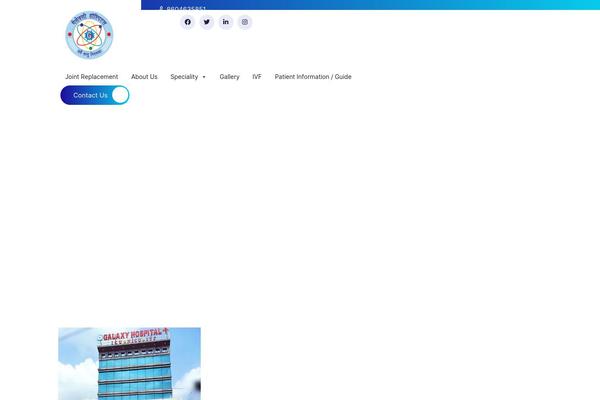 Site using Mecare-elementor plugin