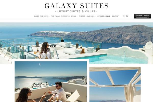 Galaxy theme site design template sample