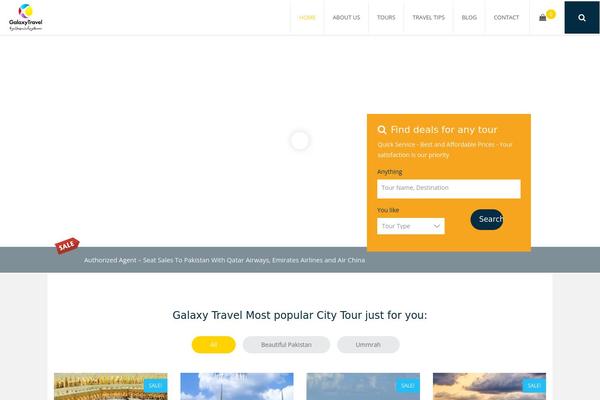 Site using Travel-booking plugin