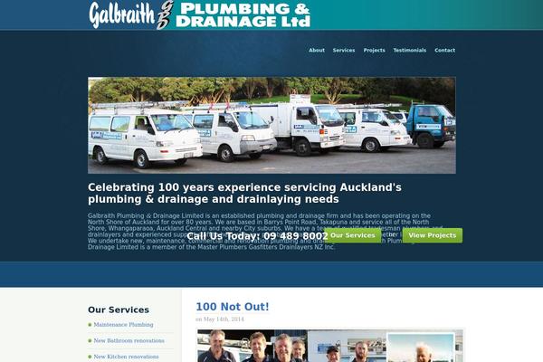 galbraithplumbing.co.nz site used Wapp