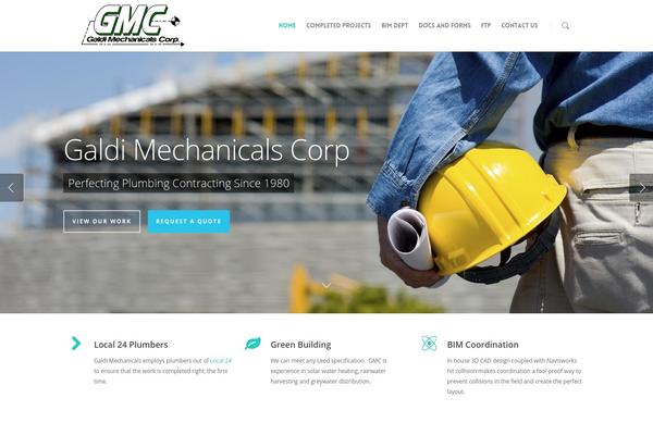 Salient theme site design template sample