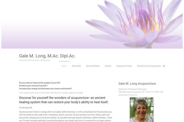 Ample theme site design template sample
