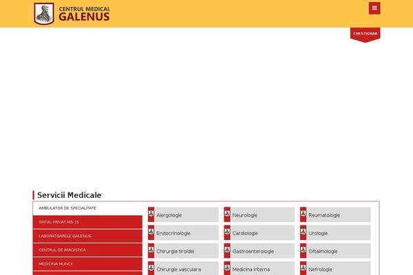 Medicenter-child theme site design template sample
