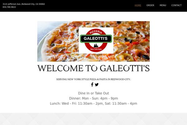 onetone theme site design template sample
