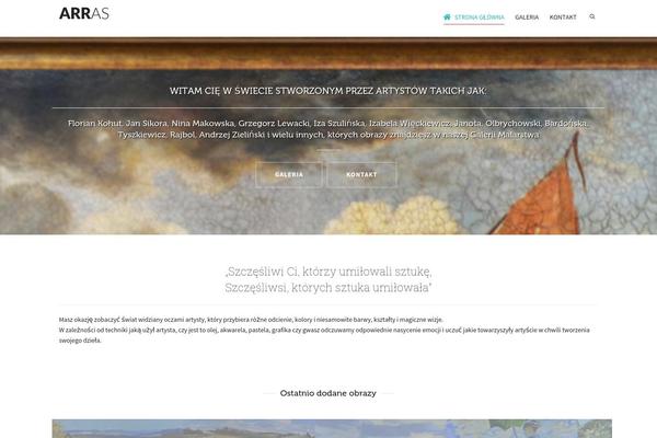 Dante theme site design template sample
