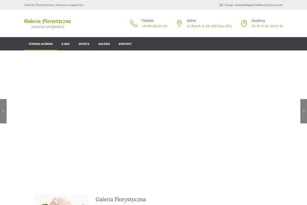 galeriaflorystyczna.com site used Lander
