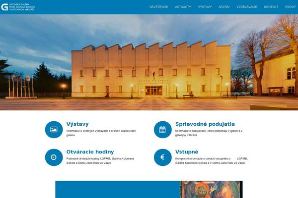 MioWeb theme site design template sample
