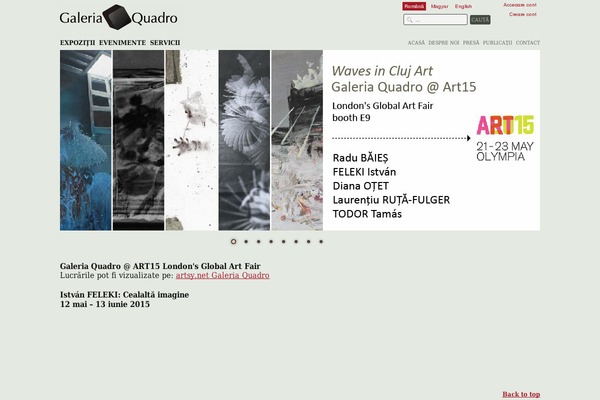Quadro theme site design template sample
